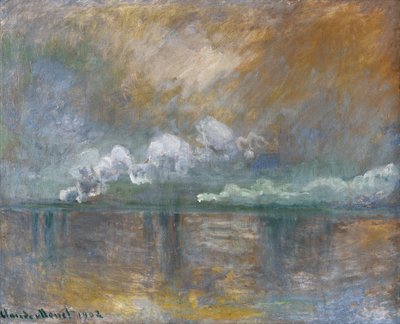 Ponte di Charing Cross, Fumo nella Nebbia, 1902 da Claude Monet